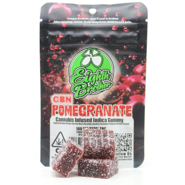 Eighth Brother — POMEGRANATE - 100MG CBN SINGLE GUMMY