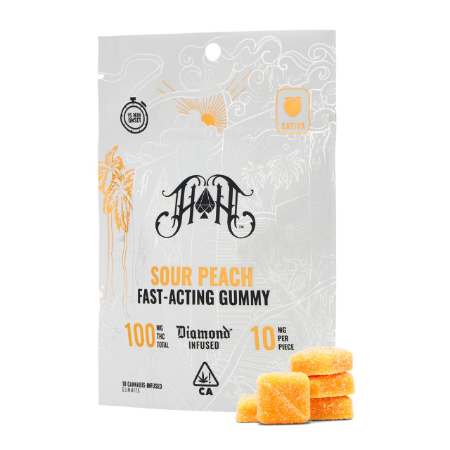 Heavy Hitters — SOUR PEACH - 100MG FAST ACTING