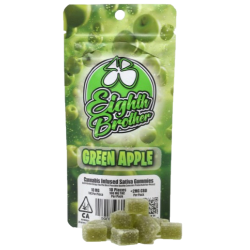 Eighth Brother — GREEN APPLE - 100MG 10PK