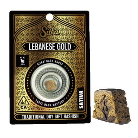 Sitka: LEBANESE GOLD - 1G HASHISH