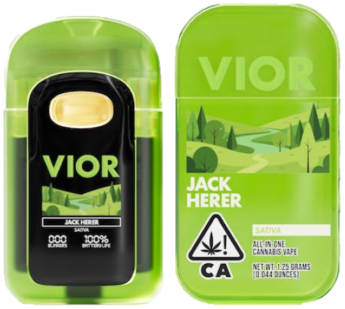 Vior — JACK HERER - 1.25G ALL IN ONE VAPE