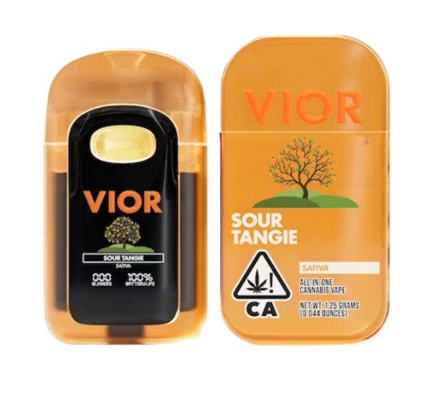 Vior — SOUR TANGIE - 1.25G ALL IN ONE VAPE