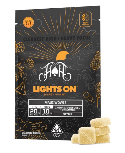 Heavy Hitters — MAUI WOWIE "LIGHTS ON" - 100MG THC/ 50MG THCV