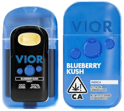 Vior — BLUEBERRY KUSH - 1.25G ALL IN ONE VAPE