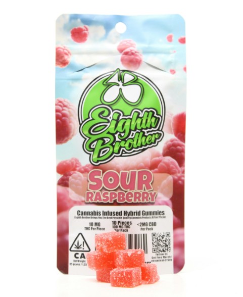 Eighth Brother — SOUR RASPBERRY - 100MG 10PK