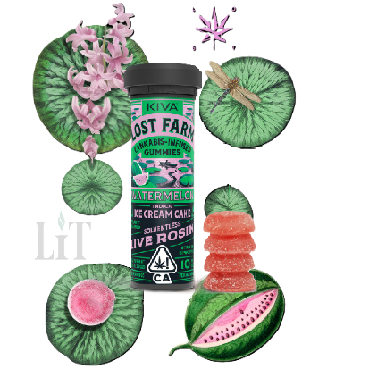 Lost Farm — WATERMELON - 100MG ICE CREAM ROSIN GUMMIES