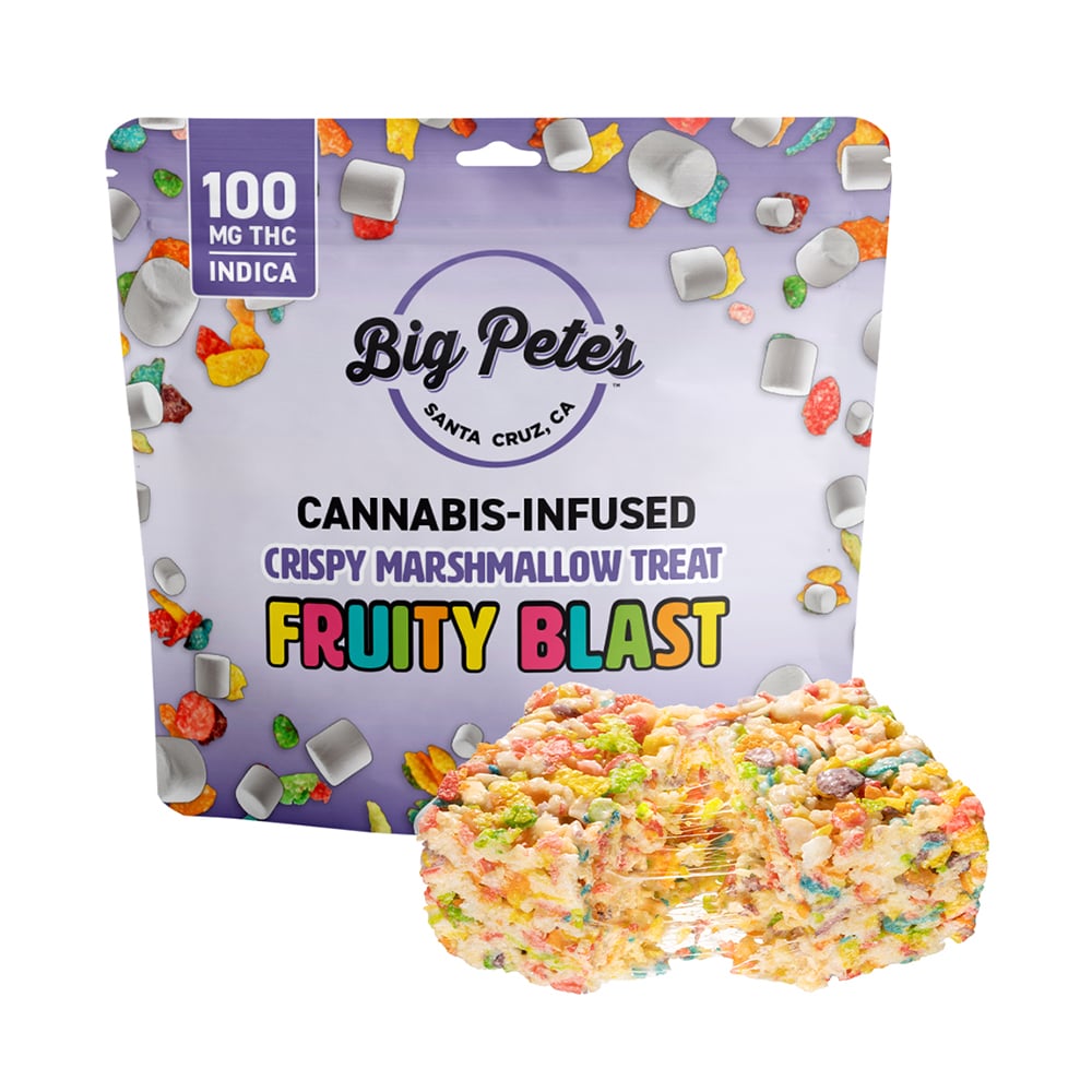 Big Pete's — FRUITY BLAST CRISPY MARSHMALLOW TREAT -