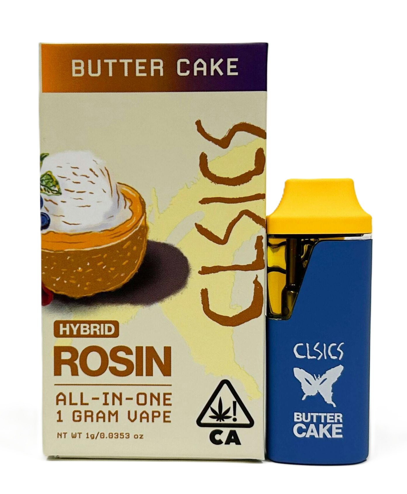 CLSICS — BUTTER CAKE - 1G LIVE ROSIN ALL IN ONE