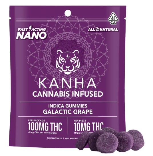 KANHA — GALACTIC GRAPE - 100MG NANO