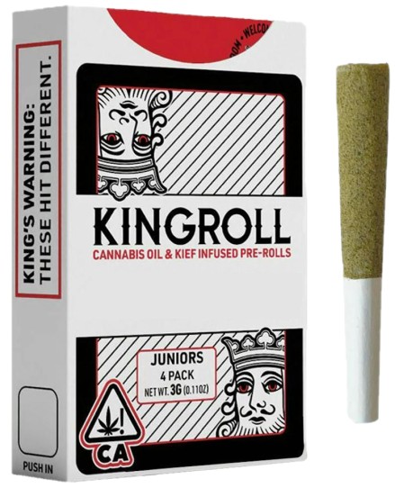 Kingroll Jr: WHITE RNTZ X APPLE FRITTER - .75G 4PK