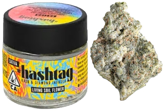 hashtag — ORANGE CREAMSICLE X STELLA BLUE - 3.5G HASH & DIAMOND INFUSED