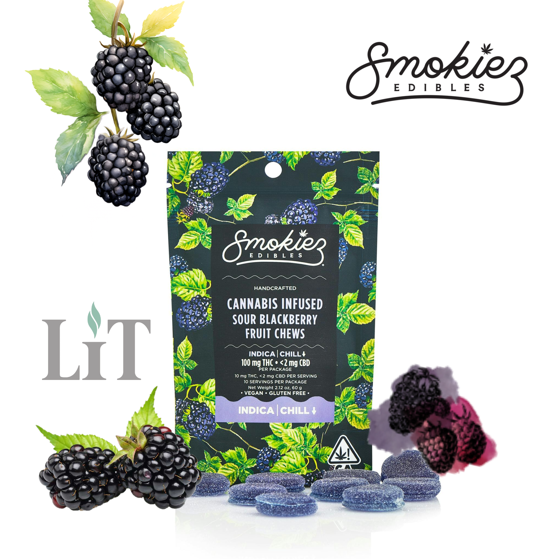 Smokiez Edibles — SOUR BLACKBERRY -