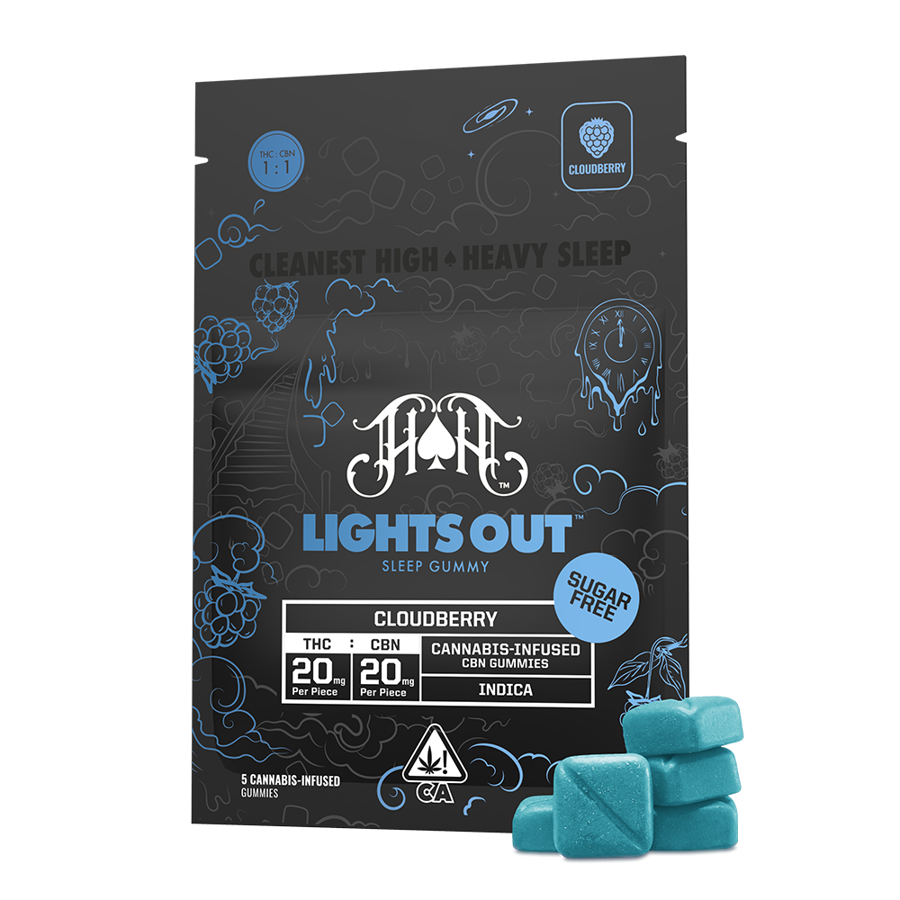 Heavy Hitters — CLOUDBERRY - 100MG THC/CBN SUGAR FREE GUMMY