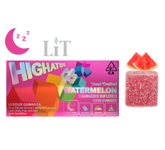 Highatus — WATERMELON (10PK) SOUR GUMMIES