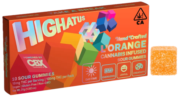 Highatus — L'ORANGE (10PK) SOUR GUMMIES