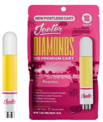Jeeter: PEACHES - 1G LIQUID DIAMONDS VAPE