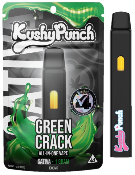 Kushy Punch — GREEN CRACK - 1G ALL IN ONE
