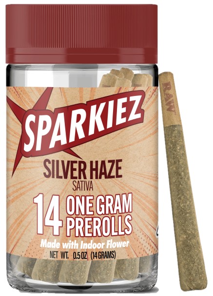 Sparkiez — SILVER HAZE - 1G 14PK