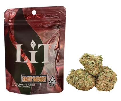 Lit Cannabis — SUNSET SHERBERT - 3.5G ROSE GOLD