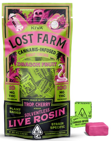 Lost Farm: DRAGON FRUIT TROP CHERRY ROSIN - FRUIT CHEWS