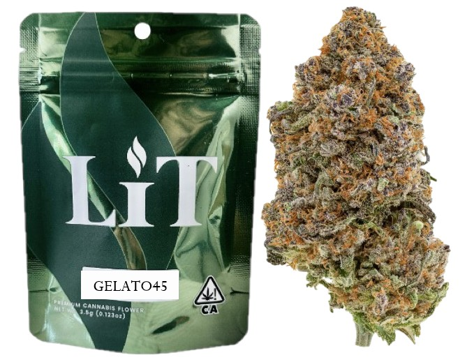 Lit Cannabis — GELATO 45 - 3.5G EMERALD LINE