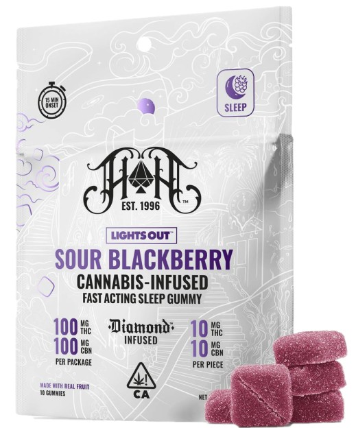 Heavy Hitters — SOUR BLACKBERRY - 100MG FAST ACTING