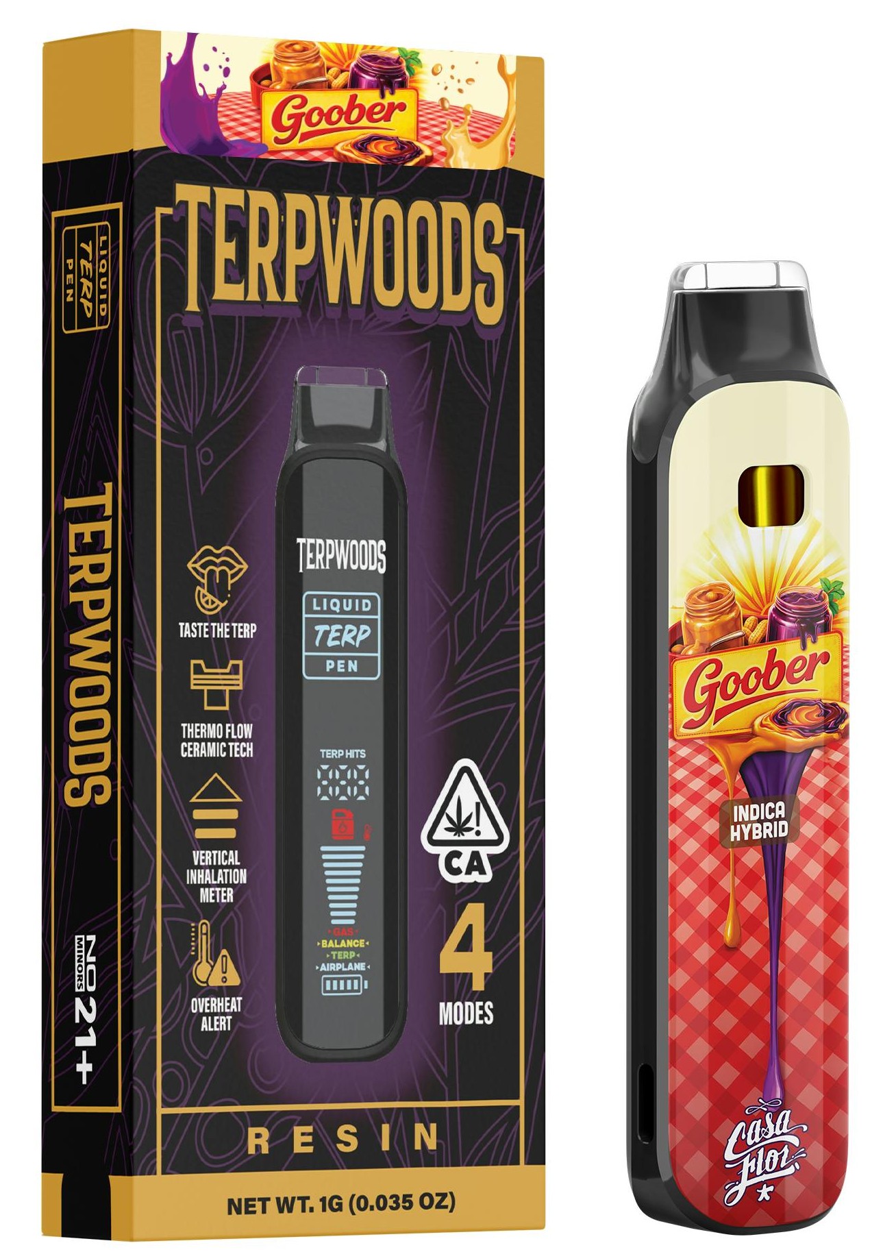 Terpwoods: GOOBER - 1G LIVE RESIN AIO