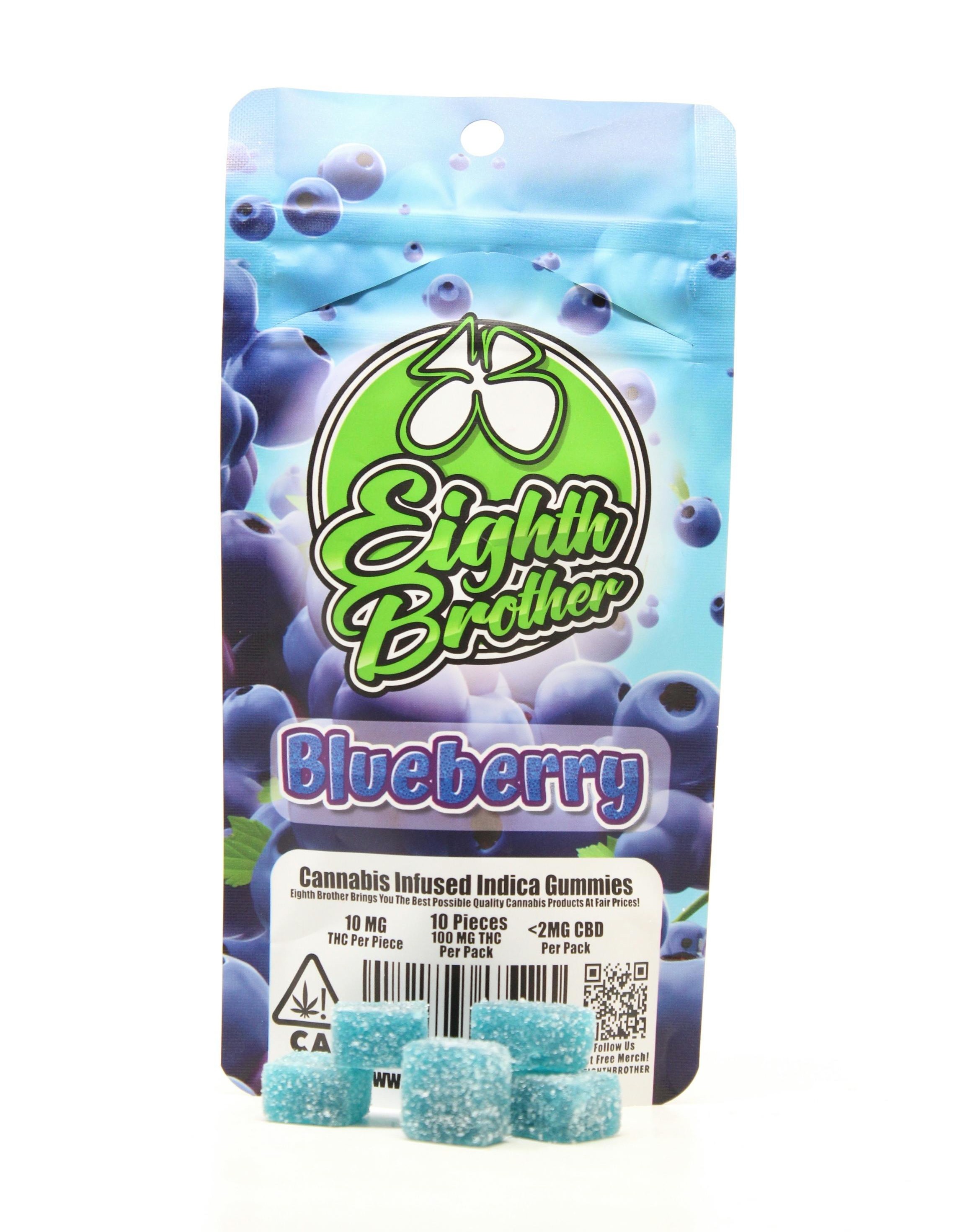 Eighth Brother — BLUEBERRY GUMMIES - 100MG 10PK