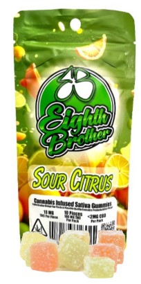 Eighth Brother — CITRUS SOUR - 100MG GUMMIES 10PK