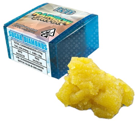 ICED — RAINBOW SHERBET - 1G - SUGAR DIAMONDS