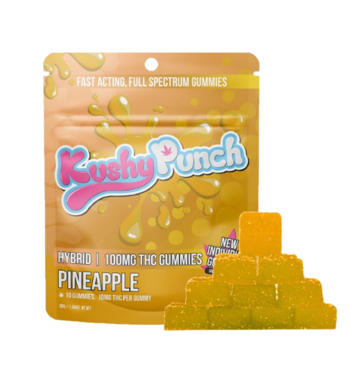 Kushy Punch — PINEAPPLE HYBRID - 100MG INDIVIDUAL