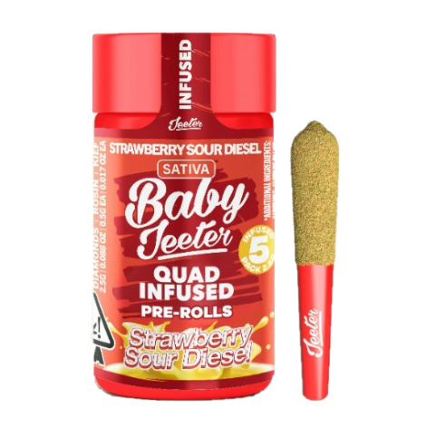 Jeeter: Strawberry Sour Diesel - Baby Jeeter