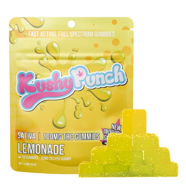 Kushy Punch — LEMONADE - 100MG INDIVIDUAL