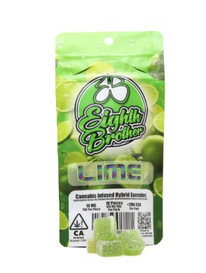Eighth Brother — LIME GUMMIES - 100MG 10PK