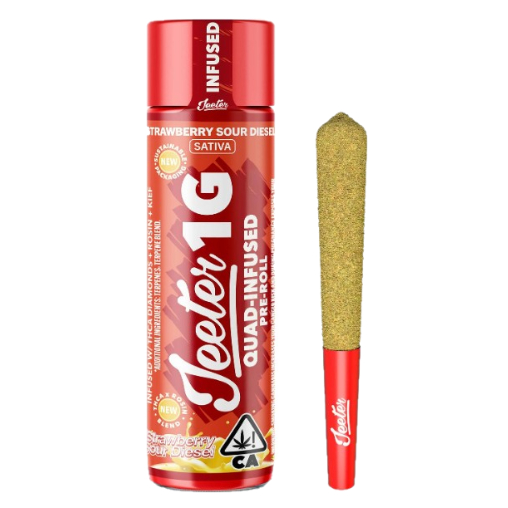 Jeeter — STRAWBERRY SOUR DIESEL - 1G INFUSED