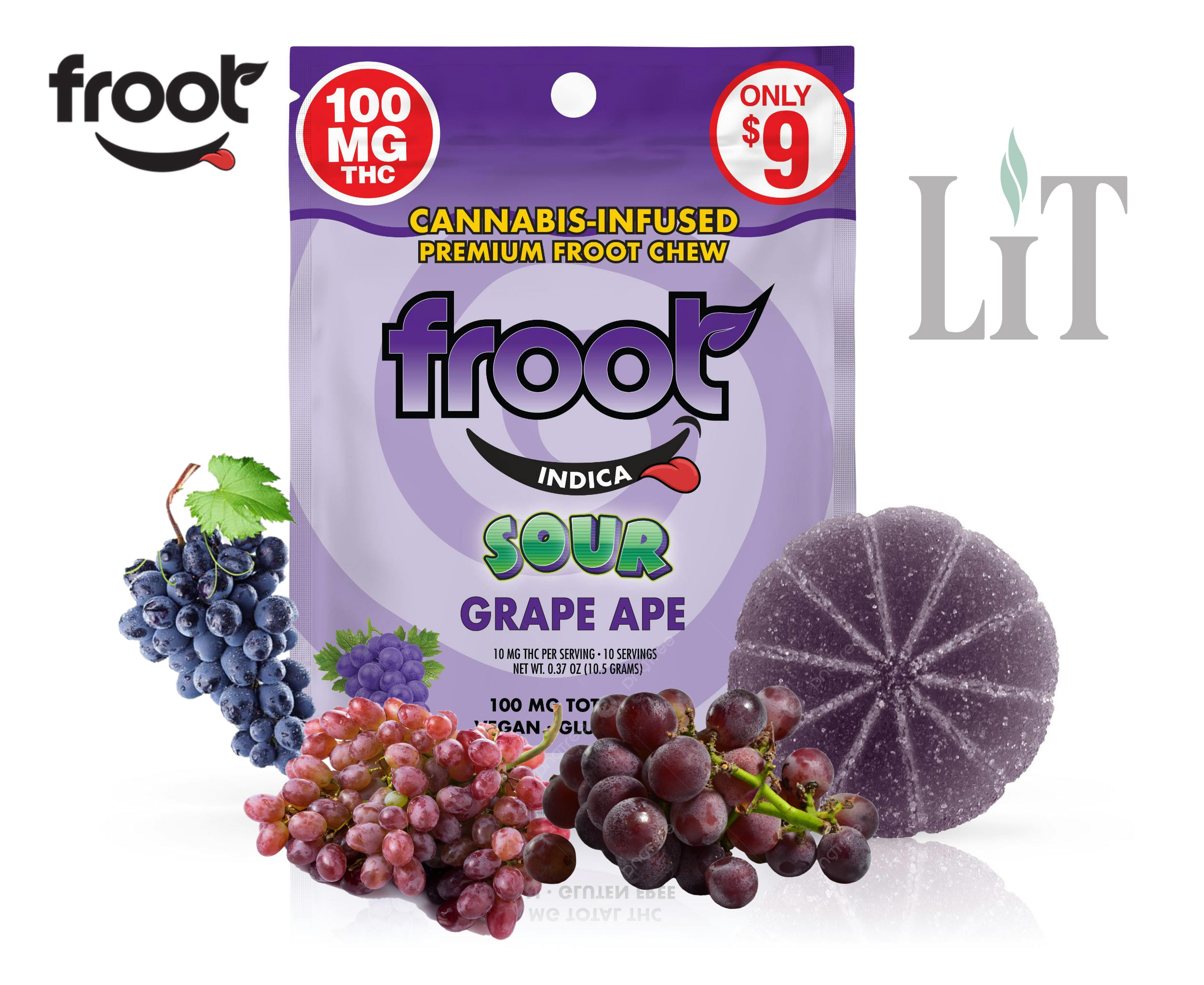Froot — SOUR GRAPE APE GUMMY -