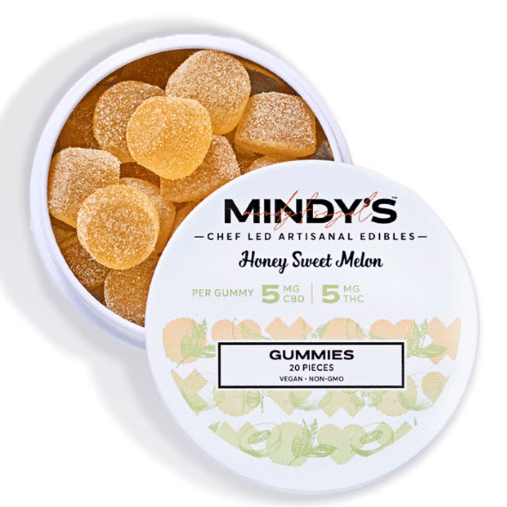 MINDY'S HONEY SWEET MELON GUMMIES 1:1 (CBD:THC) (200MG) (H)