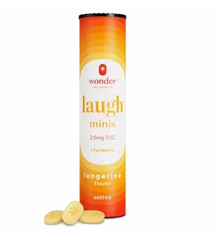 WONDER MINI TANGERINE LAUGH MINTS (100MG) (40CT)