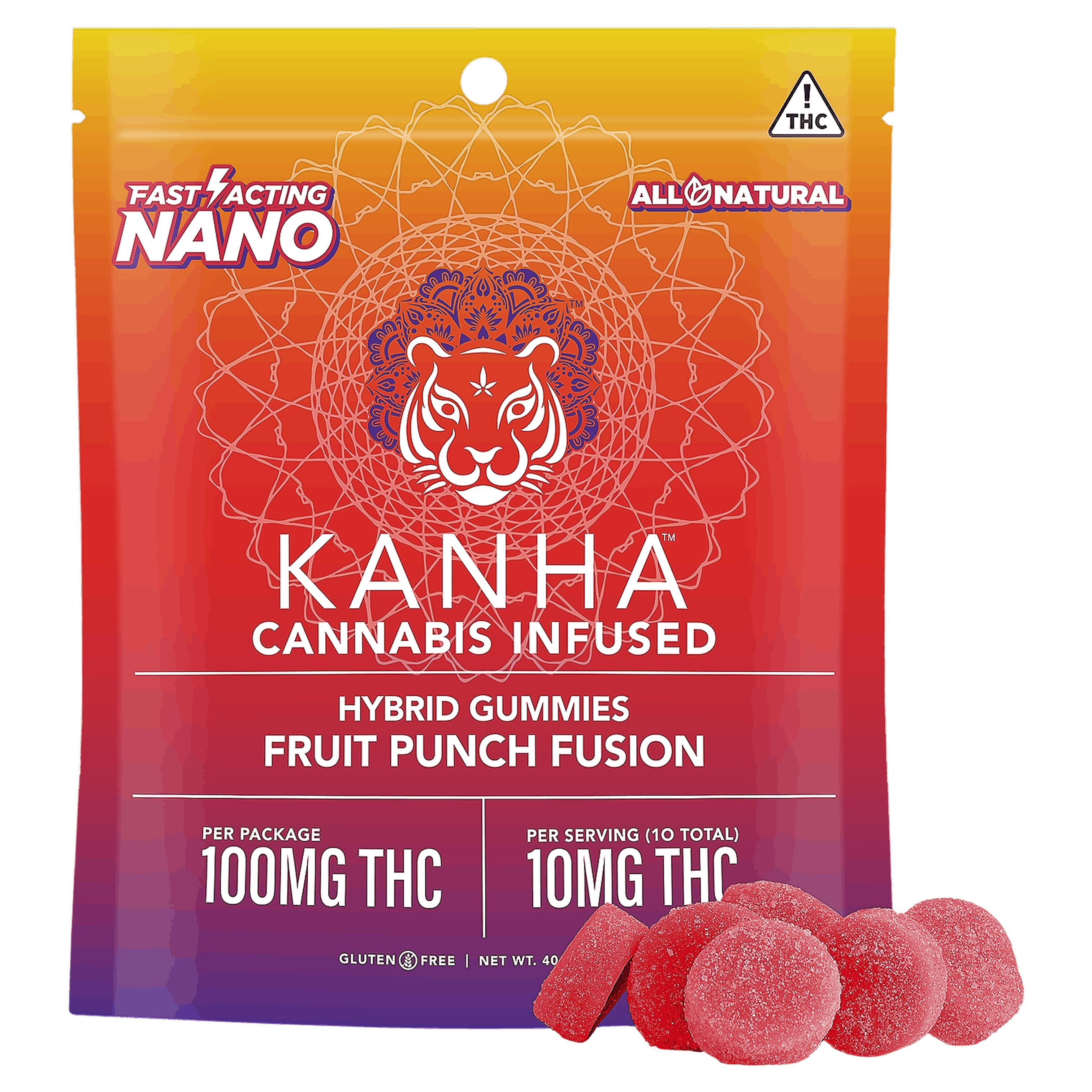 NANO FRUIT PUNCH GUMMIES (100MG) (H)