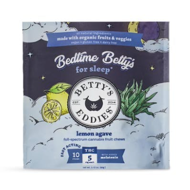 BETTY' S EDDIES - BEDTIME LEMON AGAVE CHEWS (10PK) (100MG) (I) - 100 MG