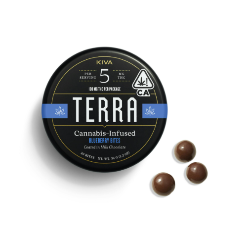 KIVA MILK BLUEBERRY TERRA BITES (20PK) (100MG) (H)