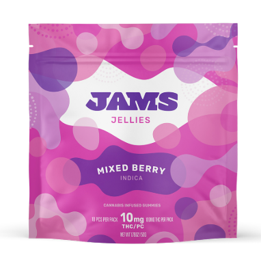 JAMS JELLIES - MIXED BERRY GUMMIES (2PK) (100MG) (I) - 100 MG