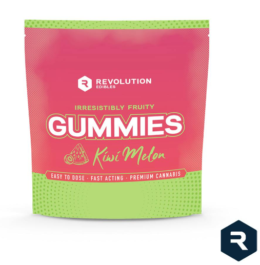 KIWI MELON LIVE RESIN FAST ACTING GUMMIES (100MG) (I)