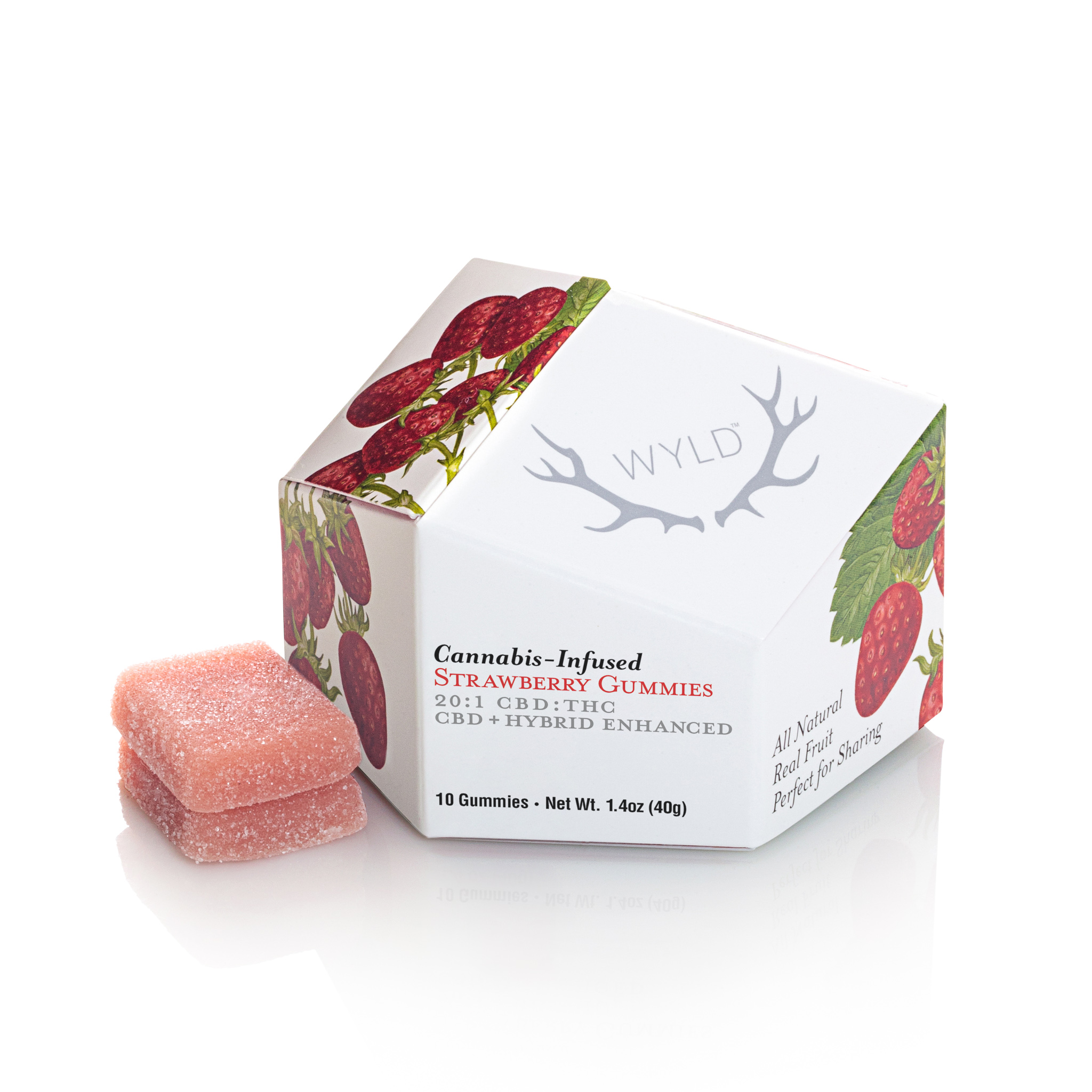 STRAWBERRY GUMMIES (20:1) (CBD:THC) (210MG) (H)