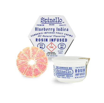 BLUEBERRY INDICA LIVE ROSIN GUMMY (1PC) (100MG) (I)