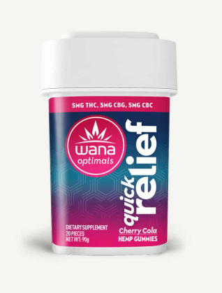 QUICK RELIEF GUMMIES (10PK) (1:1) (THC:CBG:CBC) (160MG) (H) - 160 MG