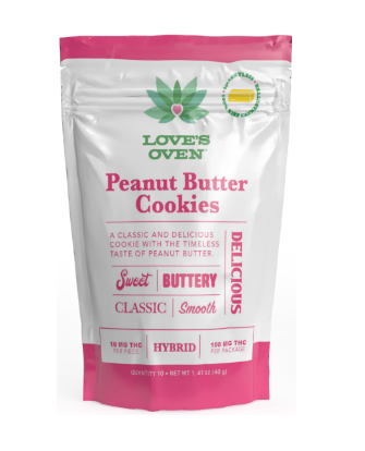 PEANUT BUTTER COOKIES (10PK) (100MG) (H)