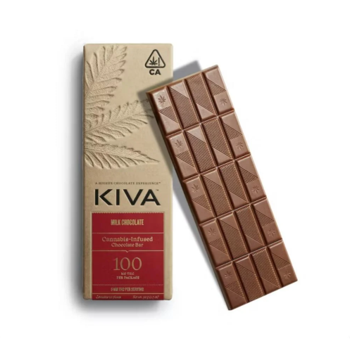 KIVA MILK CHOCOLATE BAR (100MG) (H)