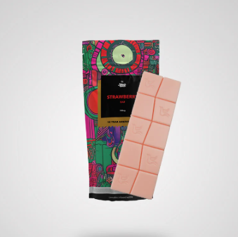 NATURES GRACE - STRAWBERRY WHITE CHOCOLATE BAR (100MG) (H)