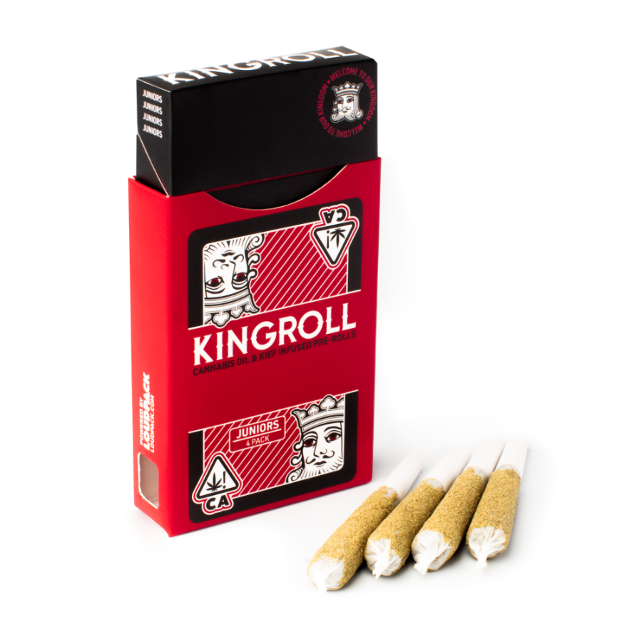 Kingpen Kingroll Juniors Infused Preroll - Banana Punch x Banana Sherbet 3g (4ct)